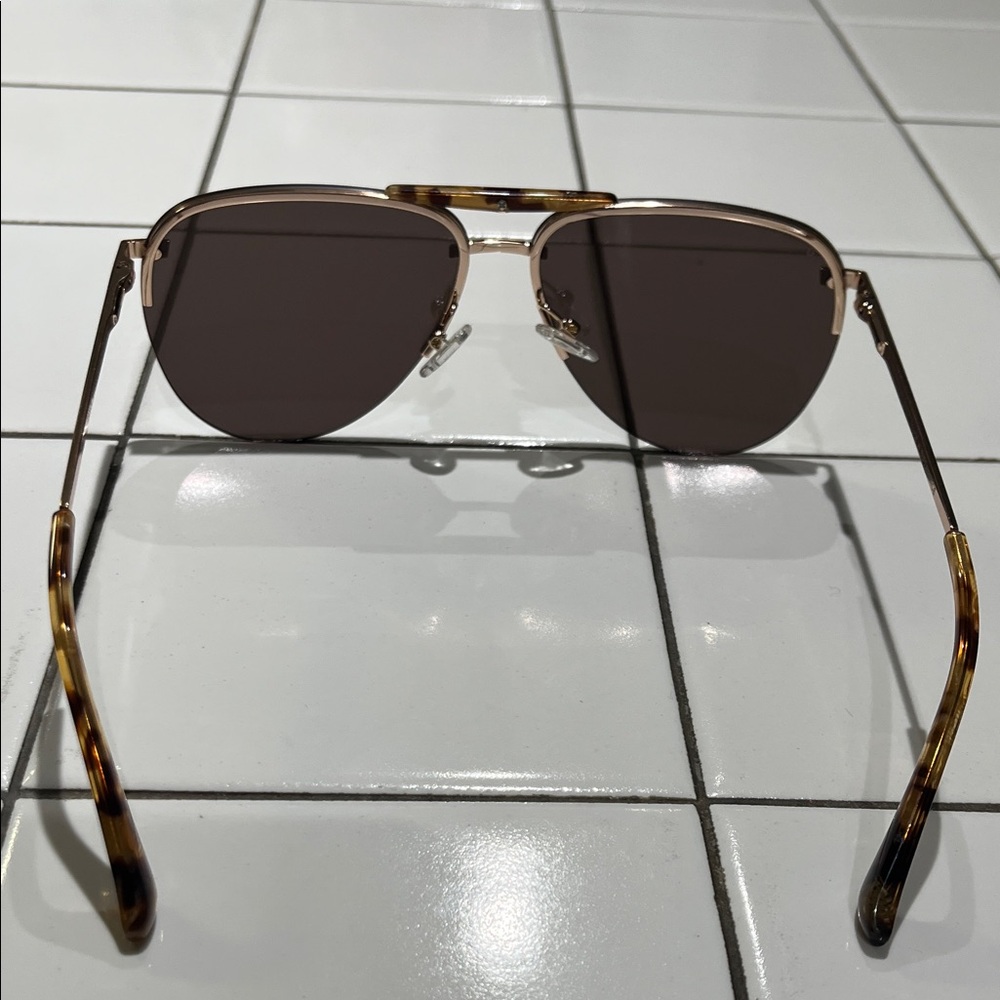 Diff Eyewear Gold and Brown Sunglasses - Picture 4 of 5